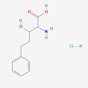 2-Amino-3-hydroxy-5-phenylpentanoic acid hydrochloride