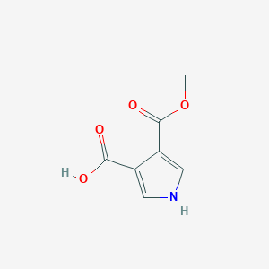 4-(methoxycarbonyl)-1H-pyrrole-3-carboxylic acid