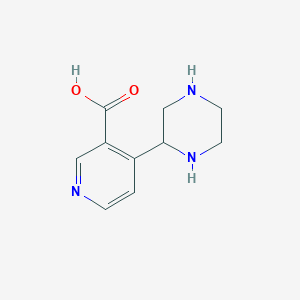 4-(2-Piperazinyl)-3-pyridinecarboxylic acid