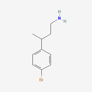 3-(4-Bromophenyl)butan-1-amine