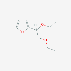 B082772 2-(1,2-Diethoxyethyl)furan CAS No. 14133-54-1