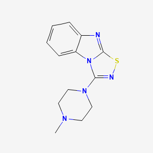 3-(4-Methyl-1-piperazinyl)-1,2,4-thiadiazolo[4,5-a]benzimidazole