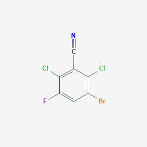 3-Cyano-2,4-dichloro-5-fluorobromobenzene