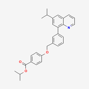 4-[3-(6-Isopropyl-quinolin-8-yl)-benzyloxy]-benzoic acid isopropyl ester