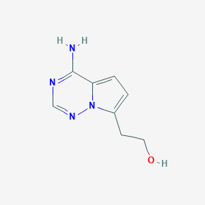 2-(4-Aminopyrrolo[2,1-f][1,2,4]triazin-7-yl)ethanol