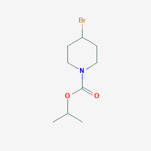molecular formula C9H16BrNO2 B8277462 Isopropyl 4-bromopiperidine-1-carboxylate 
