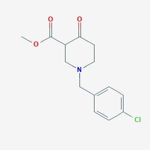 Methyl 1-(4-chlorobenzyl)-4-oxopiperidine-3-carboxylate