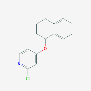 2-Chloro-4-(1,2,3,4-tetrahydronaphthalen-1-yloxy)pyridine