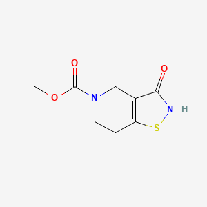 Methyl 3-hydroxy-4,5,6,7-tetrahydroisothiazolo[4,5-c]pyridine-5-carboxylate