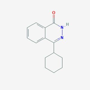 molecular formula C14H16N2O B8277574 4-Cyclohexyl-1-phthalazinone 