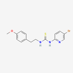 1-(5-Bromo-2-pyridyl)-3-[2-(4-methoxyphenyl)ethyl]thiourea