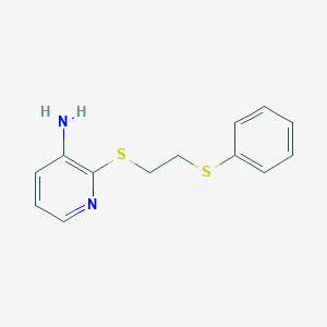 [2-(2-Phenylsulfanyl-ethylsulfanyl)-pyridin-3-yl]amine