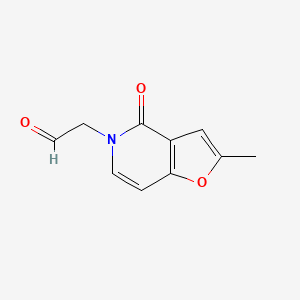 (2-Methyl-4-oxo-4H-furo[3,2-c]pyridin 5-yl)acetaldehyde