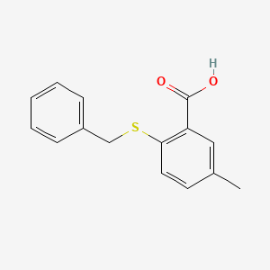 2-Benzylthio-5-methylbenzoic acid