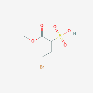 Methyl 4-bromo-2-sulfo-butyrate