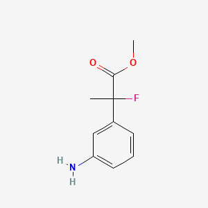 Methyl 2-(3-aminophenyl)-2-fluoropropanoate