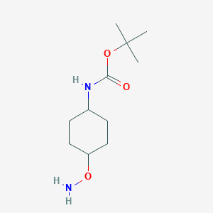 cis-4-(Tert-butoxycarbonyl)aminocyclohexyloxyamine