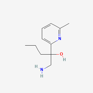 1-Amino-2-(6-methylpyridin-2-yl)pentan-2-ol