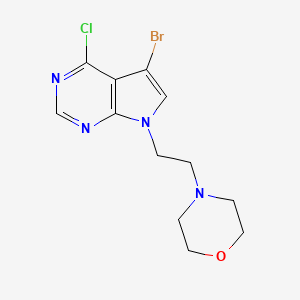 5-bromo-4-chloro-7-[2-(4-morpholinyl)ethyl]-7H-pyrrolo[2,3-d]pyrimidine