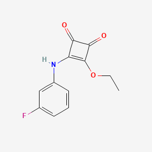 3-Ethoxy4-(3-fluoro-phenylamino)-cyclobut-3-ene-1,2-dione