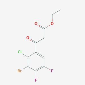 Ethyl 2-(3-bromo-2-chloro-4,5-difluorobenzoyl)acetate