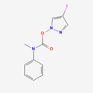 Methyl-phenyl-carbamic Acid 4-iodo-pyrazol-1-yl Ester