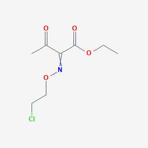 Ethyl 2-[(2-chloroethoxy)imino]-3-oxobutanoate