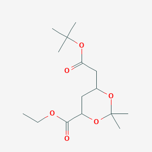 2-Ethoxycarbonyl-4-tert.-butoxycarbonylmethyl-6,6-dimethyl-1,5-dioxane