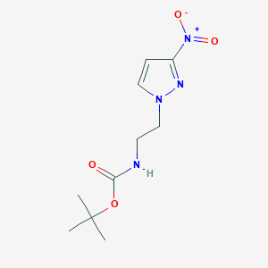 tert-Butyl 2-(3-Nitro-1H-pyrazol-1-yl)ethylcarbamate
