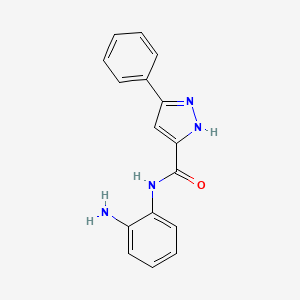N-(2-aminophenyl)-3-phenyl-1H-pyrazole-5-carboxamide