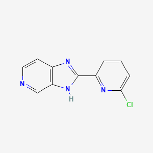 2-Chloro-6-{1H-imidazo[4,5-c]pyridin-2-yl}pyridine
