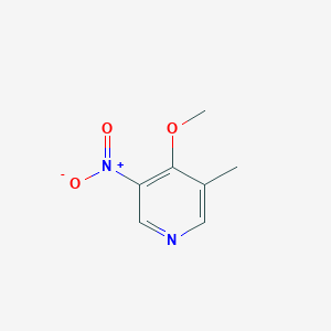 molecular formula C7H8N2O3 B8278166 4-Methoxy-3-methyl-5-nitropyridine 