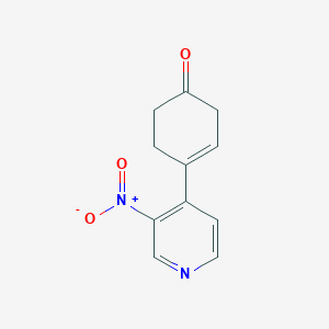 4-(3-Nitropyridin-4-yl)cyclohex-3-enone