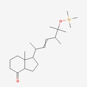 octahydro-1-(1,4,5-trimethyl-5-trimethylsilyloxy-2-hexenyl)-7a-methyl-4H-inden-4-one