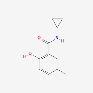 N-cyclopropyl-2-hydroxy-5-iodo-benzamide