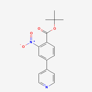 Tert-butyl 2-nitro-4-(pyridin-4-yl)benzoate