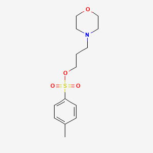 molecular formula C14H21NO4S B8278391 Toluene-4-sulfonic acid 3-morpholin-4-yl-propyl ester 