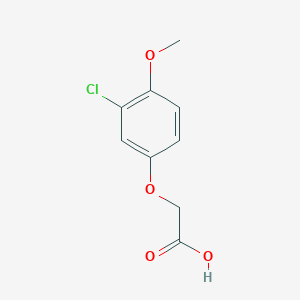 molecular formula C9H9ClO4 B8278415 3-Chloro-4-methoxyphenoxyacetic acid 
