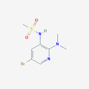 N-(5-bromo-2-(dimethylamino)pyridin-3-yl)methanesulfonamide
