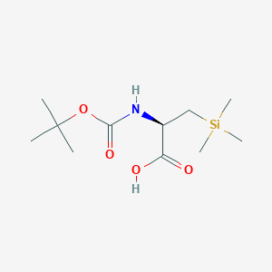 (2r)-n-Tert-butoxycarbonyl-3-trimethylsilylalanine