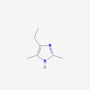 molecular formula C7H12N2 B8278470 4-Ethyl-2,5-dimethyl-1H-imidazole CAS No. 91773-26-1