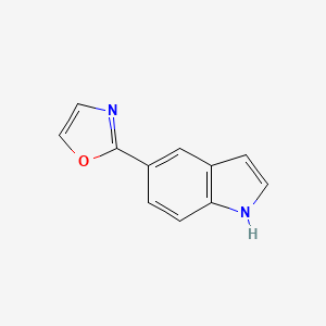 2-(1H-indol-5-yl)oxazole