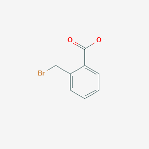 molecular formula C8H6BrO2- B8278923 2-Bromomethylbenzoate 