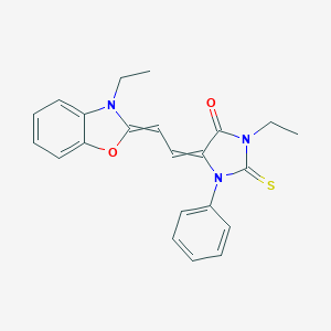 4-Imidazolidinone, 3-ethyl-5-[(3-ethyl-2(3H)-benzoxazolylidene)ethylidene]-1-phenyl-2-thioxo-