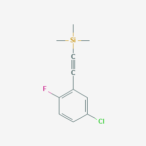 (5-Chloro-2-fluoro-phenylethynyl)-trimethylsilane