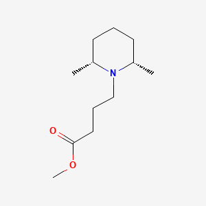 cis-2,6-Dimethyl-1-piperidinebutyric acid, methyl ester