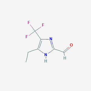 5-Ethyl-4-(trifluoromethyl)-1H-imidazole-2-carbaldehyde