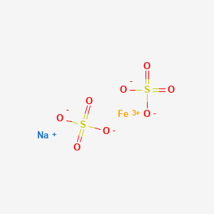 molecular formula FeNaO8S2 B082795 Iron(3+) sodium disulphate CAS No. 13939-33-8