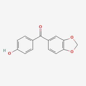 4-Hydroxyphenyl 3,4-methylenedioxyphenyl ketone