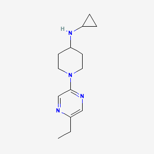 molecular formula C14H22N4 B8279583 N-cyclopropyl-1-(5-ethylpyrazin-2-yl)piperidin-4-amine 